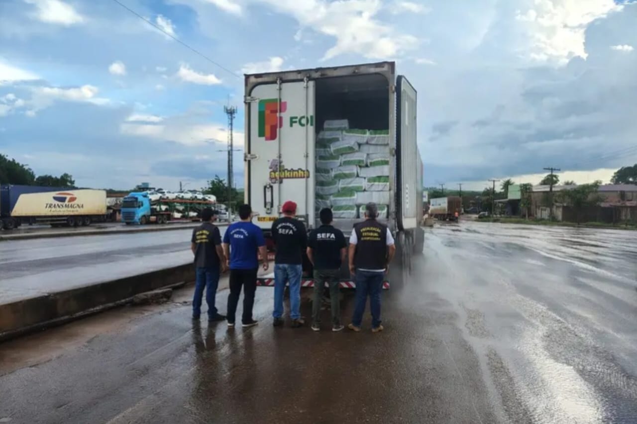 Sefa apreende mercadorias importadas no valor de quase R$ 580 mil em Dom Eliseu