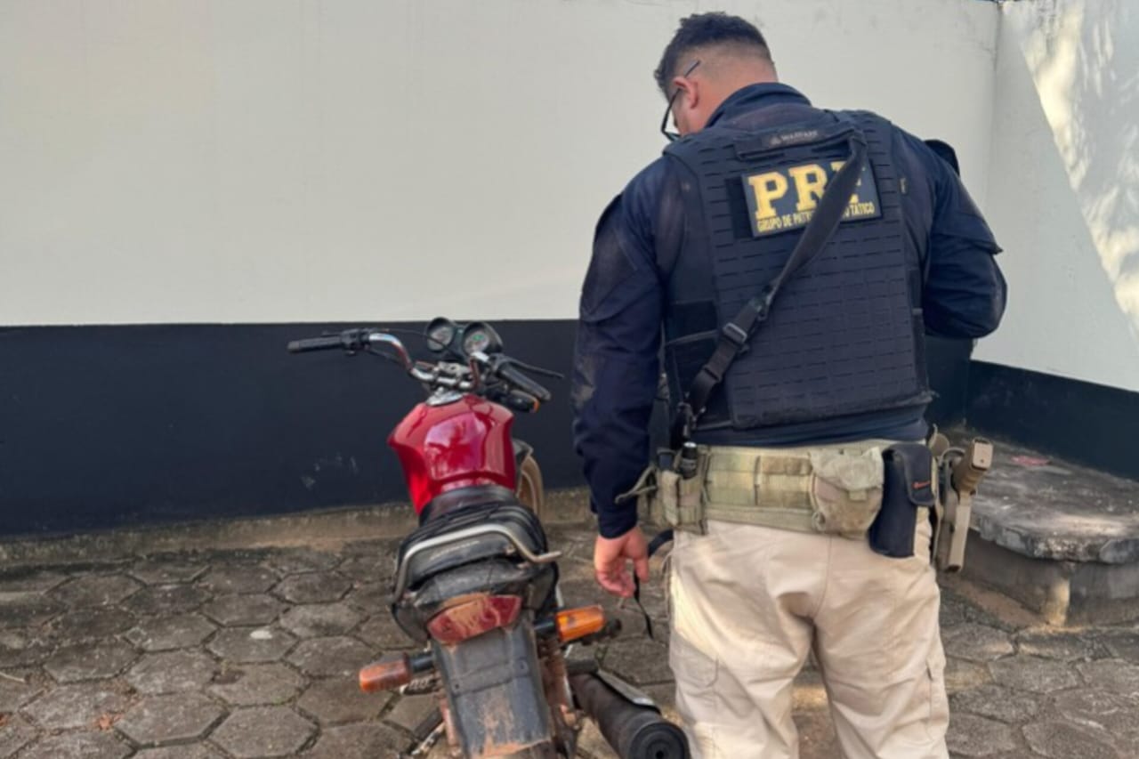 PRF apreende duas motocicletas roubadas em Marabá e Eldorado dos Carajás