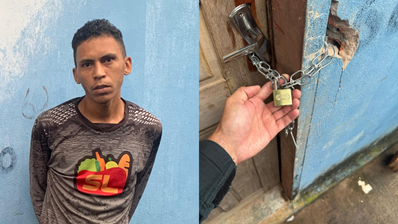 Polícia prende homem que trancava esposa e bebê de três meses em kitnet em Marabá