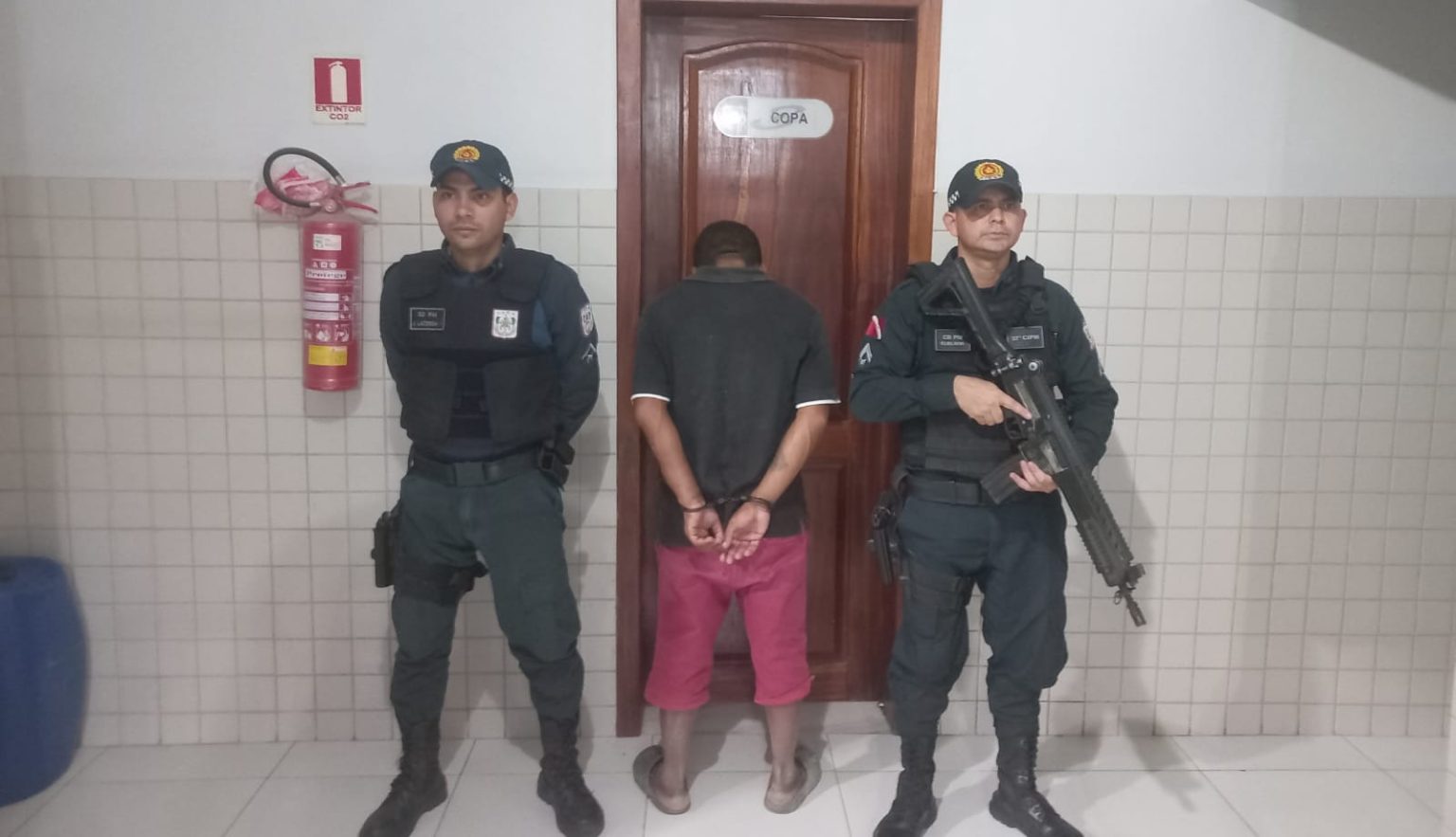 Homem acusado de esfaqueamento é preso pela PM no Pará