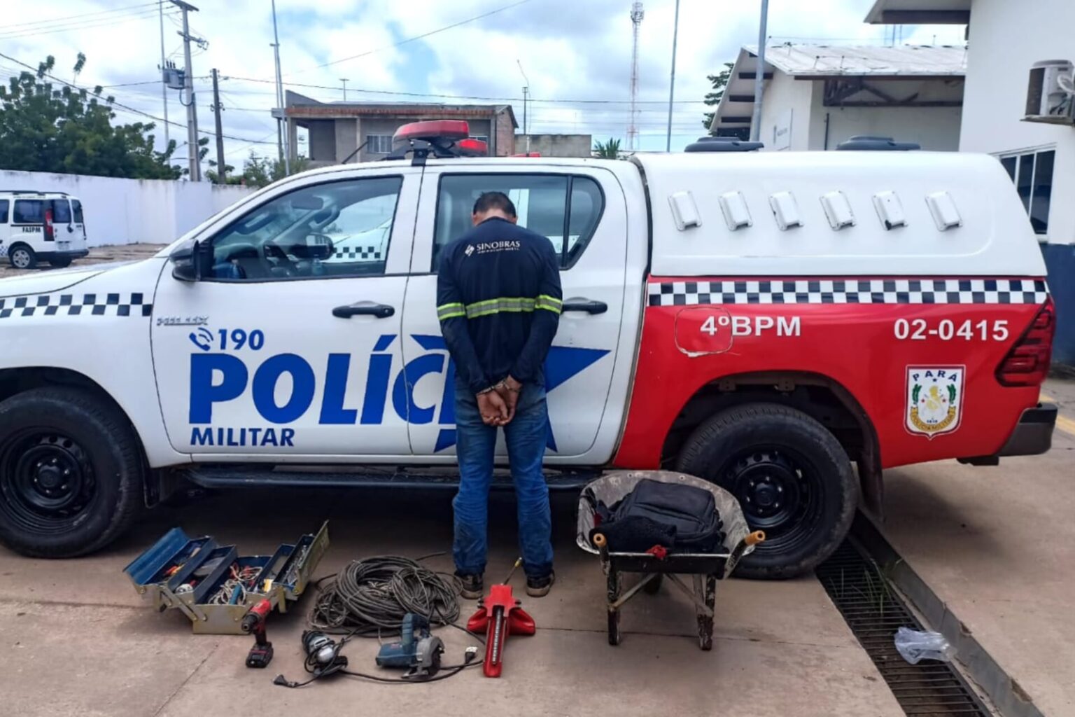 PM prende homem e recupera objetos furtados em Marabá