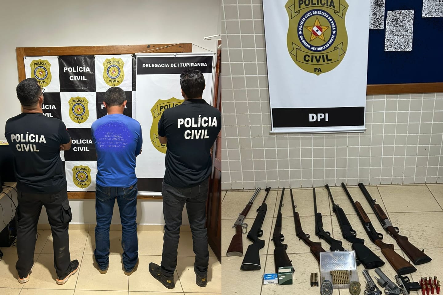 Homem é preso após ameaçar esposa em Itupiranga
