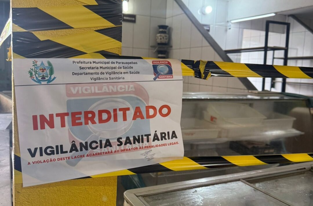 Vigilância Sanitária fiscaliza estabelecimento após denúncia em Parauapebas