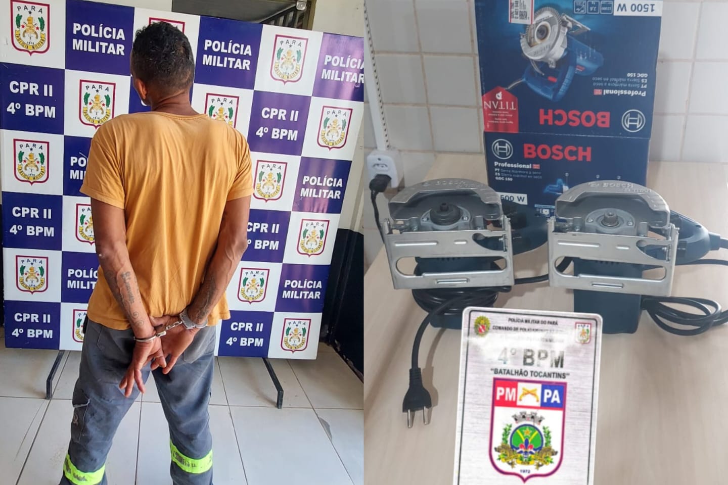Homem é preso após furtar ferramentas de supermercado em Marabá