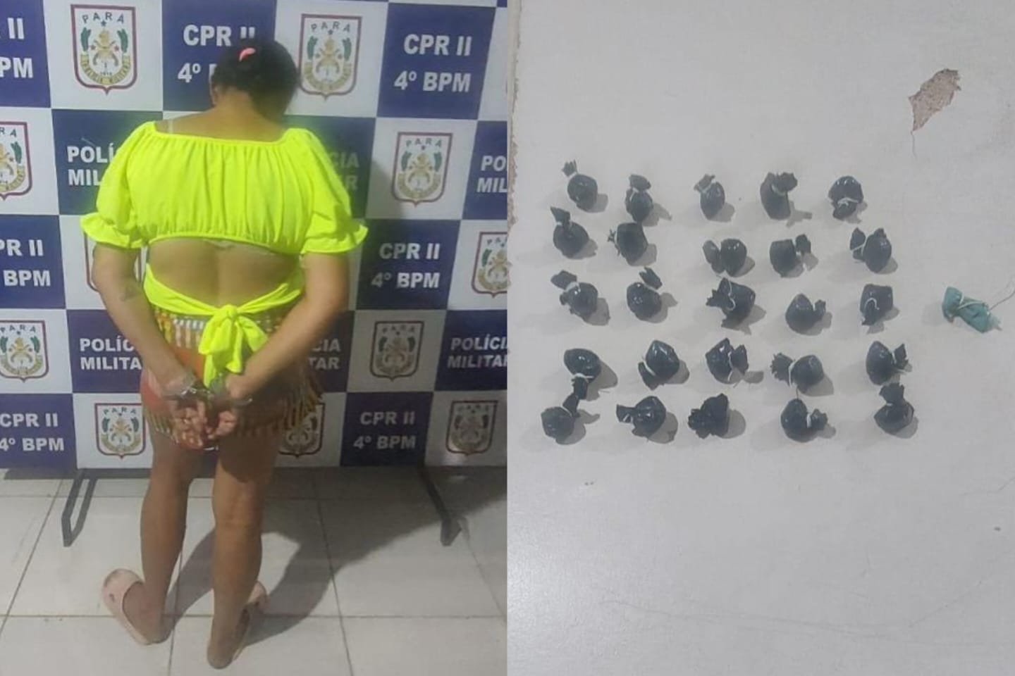 Mulher é presa por vender drogas em Marabá