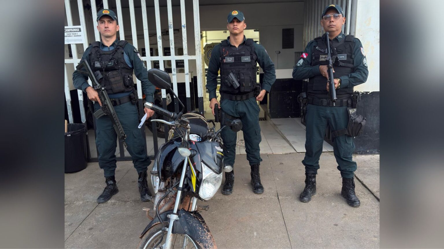 Motocicleta com sinais de adulteração é apreendida em Marabá