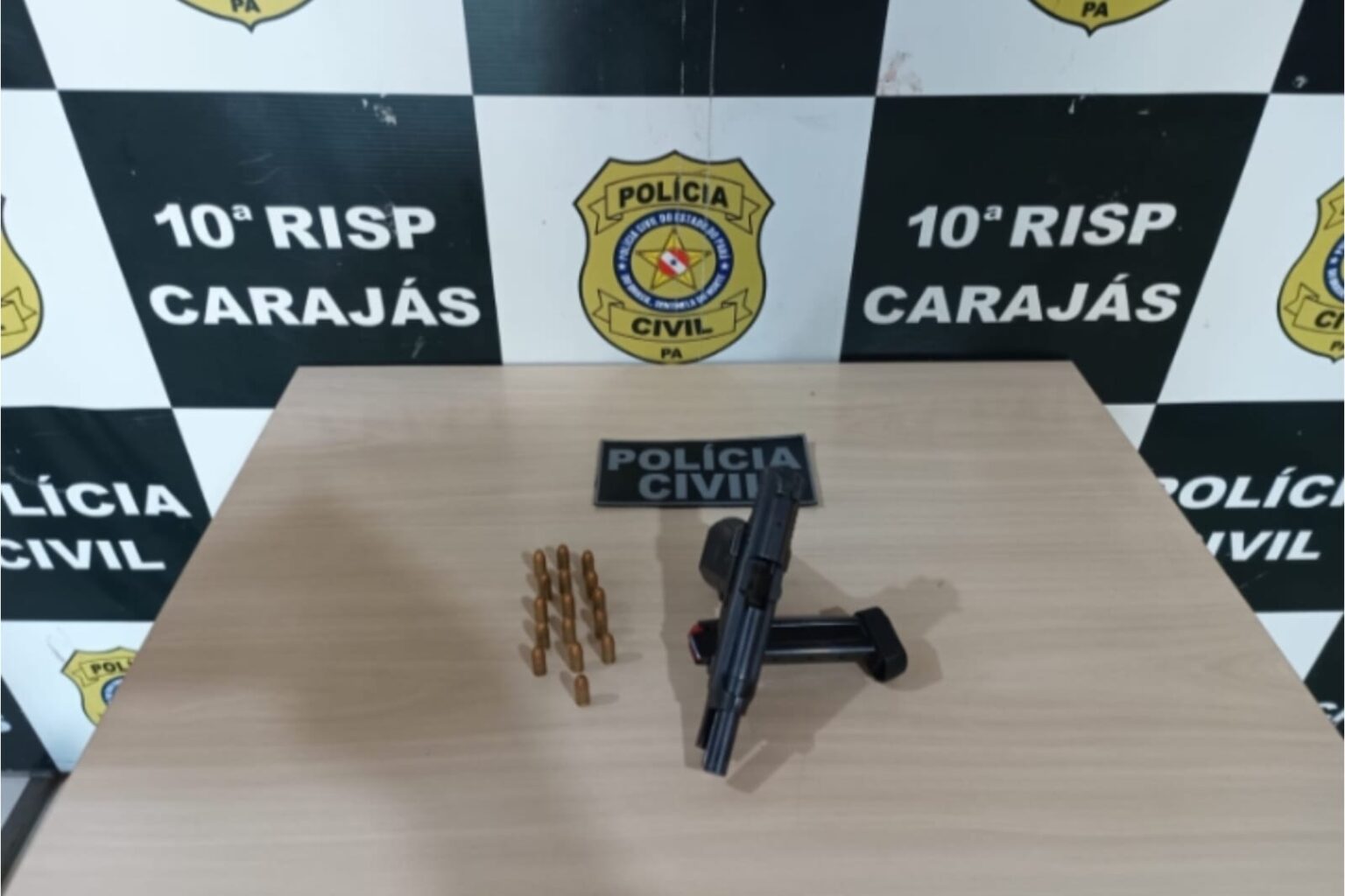 Polícia Civil prende homem com arma de fogo após denúncia em Marabá