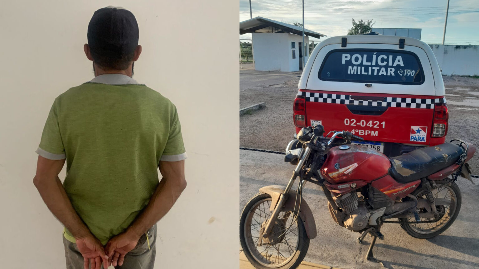 PM prende homem com veículo roubado no bairro São Félix, em Marabá
