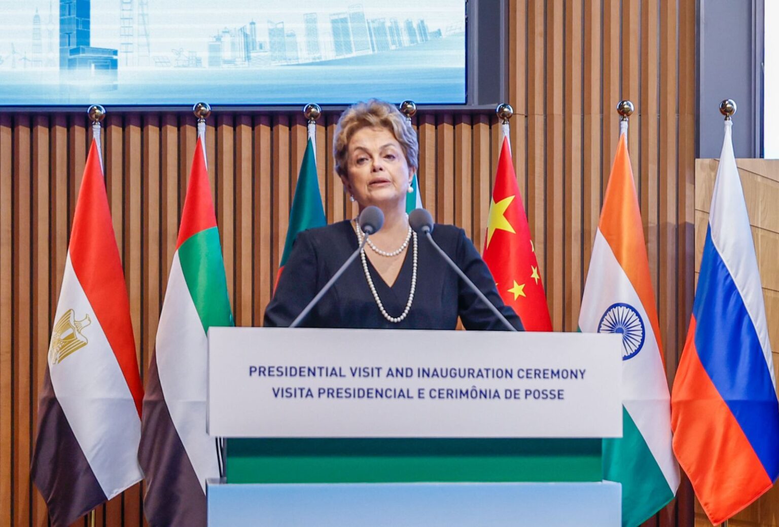 Dilma é reeleita presidente do Banco do Brics para novo mandato de 5 anos