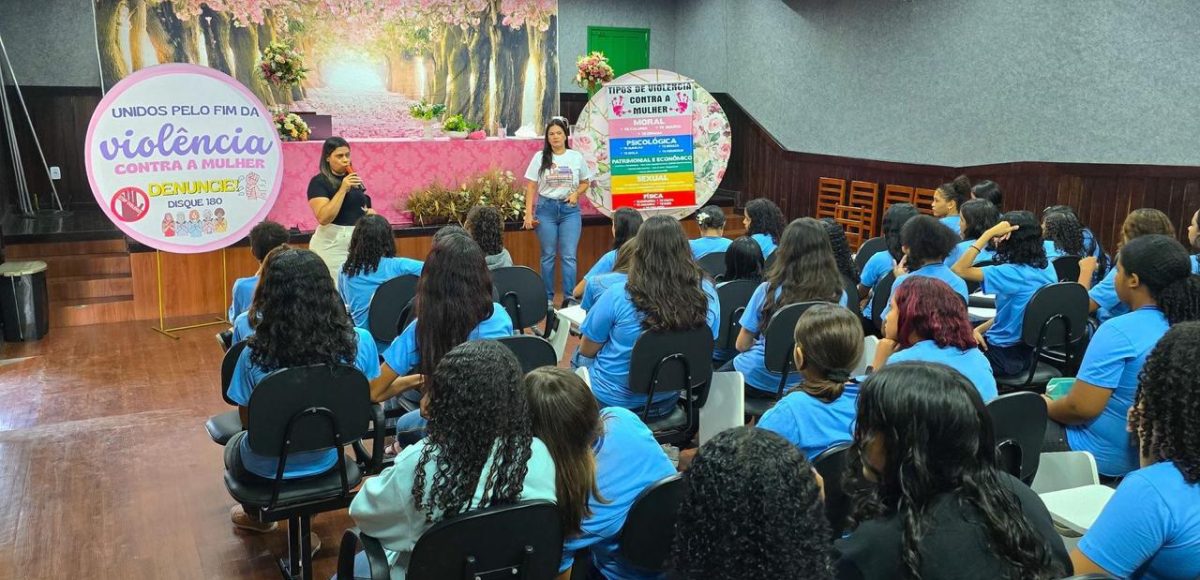 Escolas de Marabá recebem palestras sobre prevenção à violência doméstica