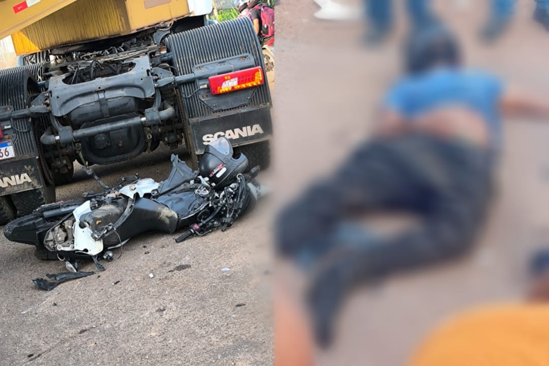 Motociclista morre após colidir contra carreta em Marabá