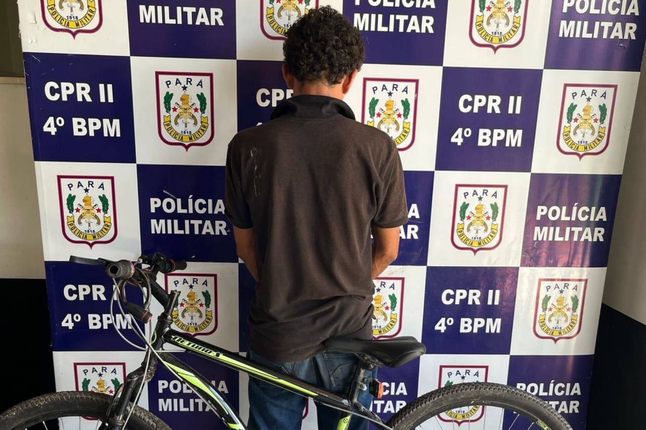 Homem é preso após furtar bicicleta em Marabá