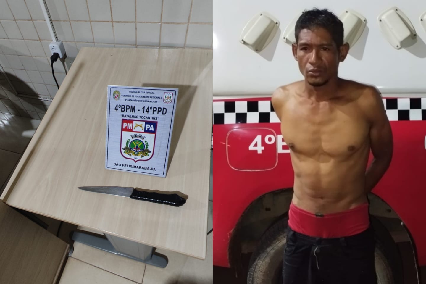 Homem é preso após tentar roubar celular de mulher em Marabá
