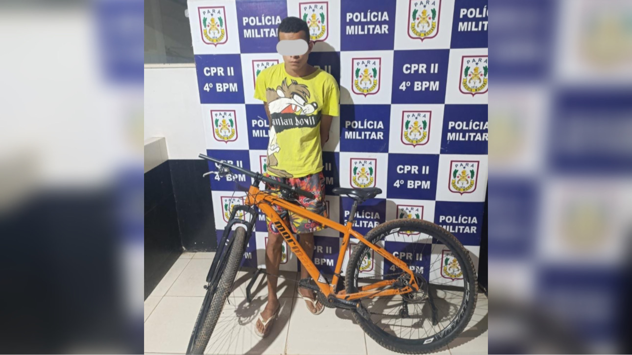 Suspeito furta bicicleta e tenta vender nas redes sociais em Marabá