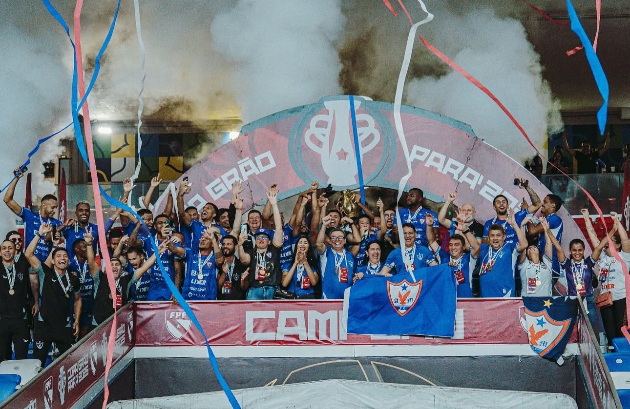 Águia de Marabá é campeão da Copa Grão-Pará após disputa emocionante no Mangueirão