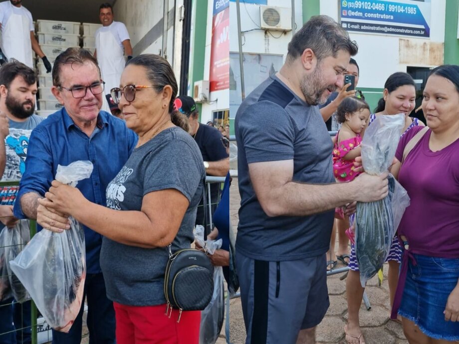Prefeitura de Itaituba distribui 2,5 toneladas de peixes na véspera da Sexta-feira Santa