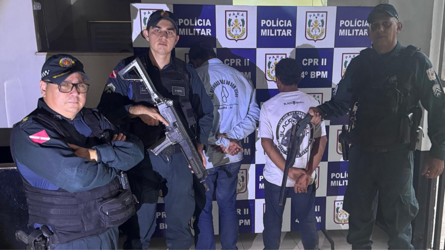 Suspeitos de furto de gado são presos com arma de fogo na zona rural de Marabá