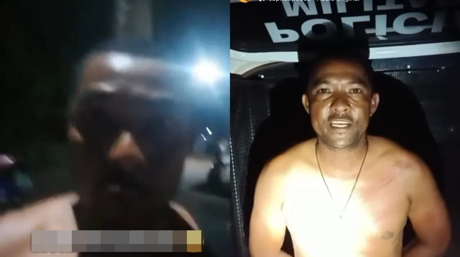 Homem ameaça militares e após ser preso grava vídeo se redimindo em Tucuruí