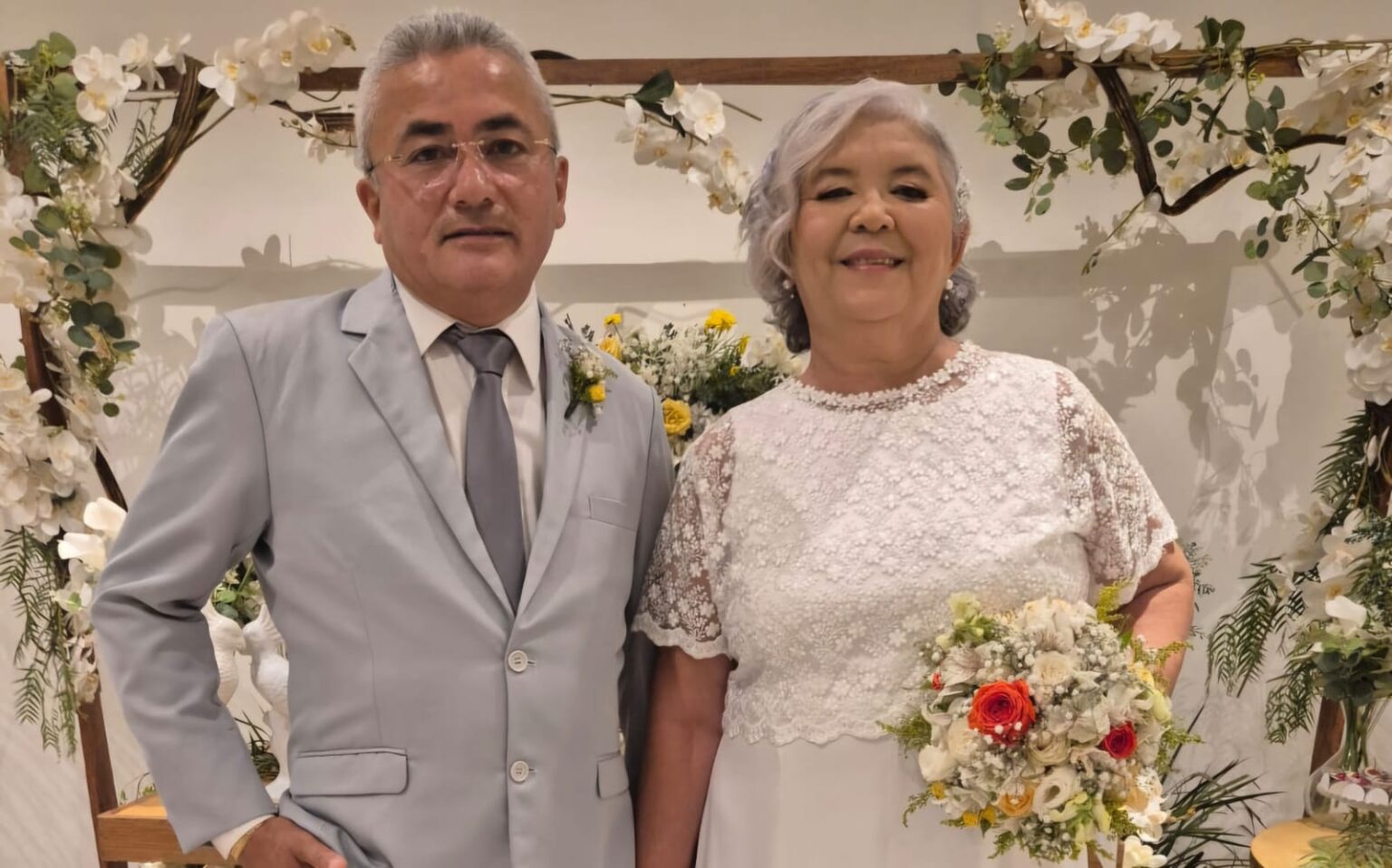 Fé e união: Vitório e Nilde celebram casamento religioso em Marabá