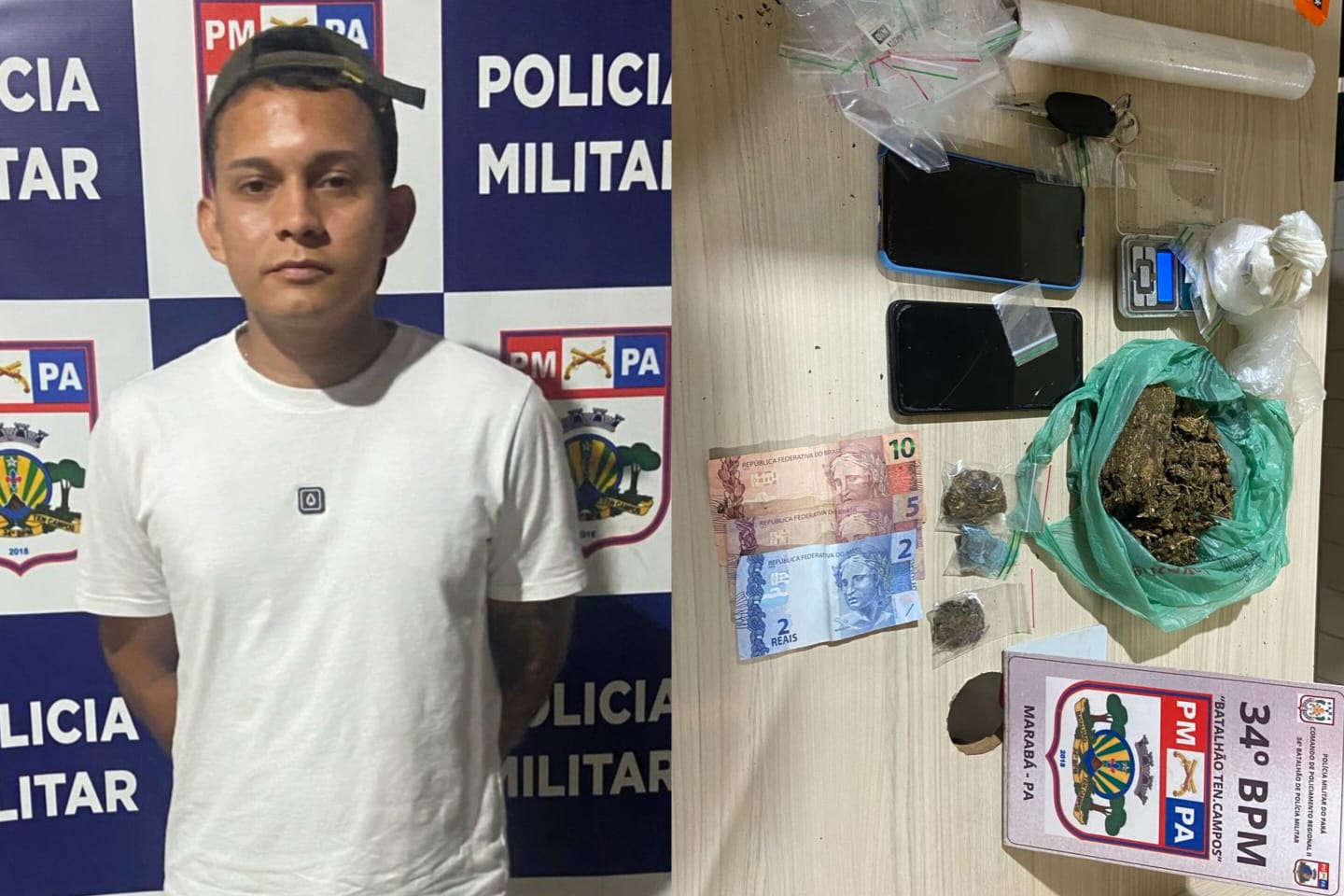 Motorista é preso por suspeita de fazer entrega de drogas em Marabá