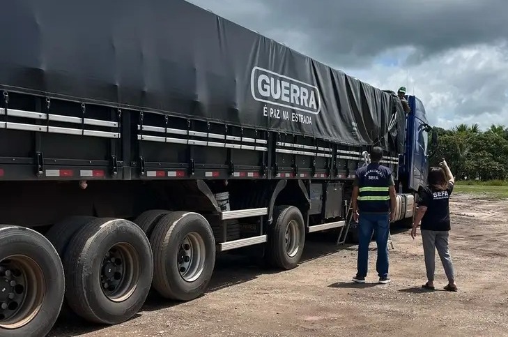 Sefa apreende 14 toneladas de fumo sem nota fiscal em Marabá