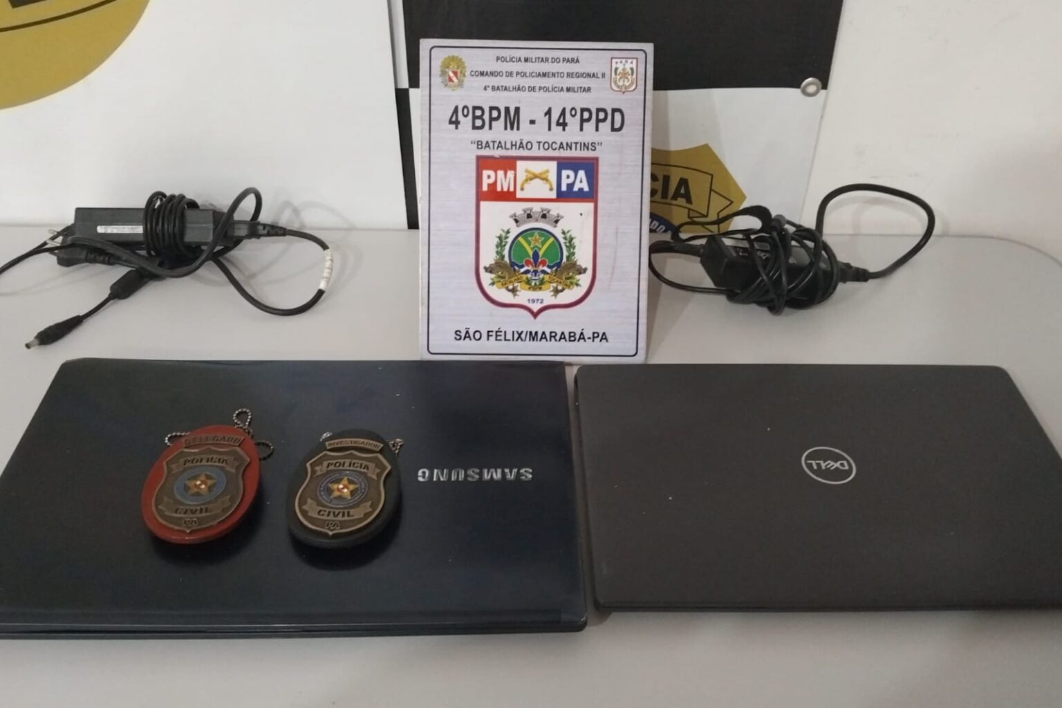 Notebooks furtados em Marabá são recuperados pela polícia em Bom Jesus do Tocatins