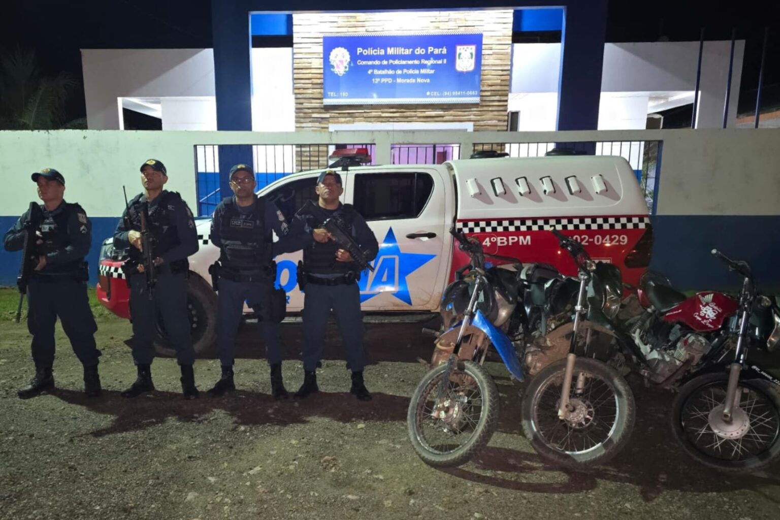 Moto roubada em Bom Jesus do Tocantins é recuperada pela PM em Marabá