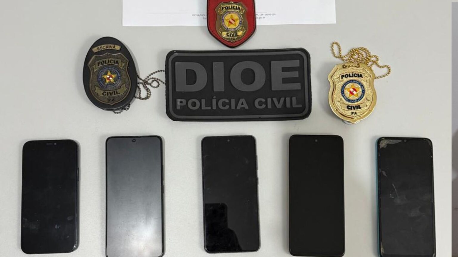 Polícia Civil recupera e devolve celulares furtados em estádios de futebol no Pará