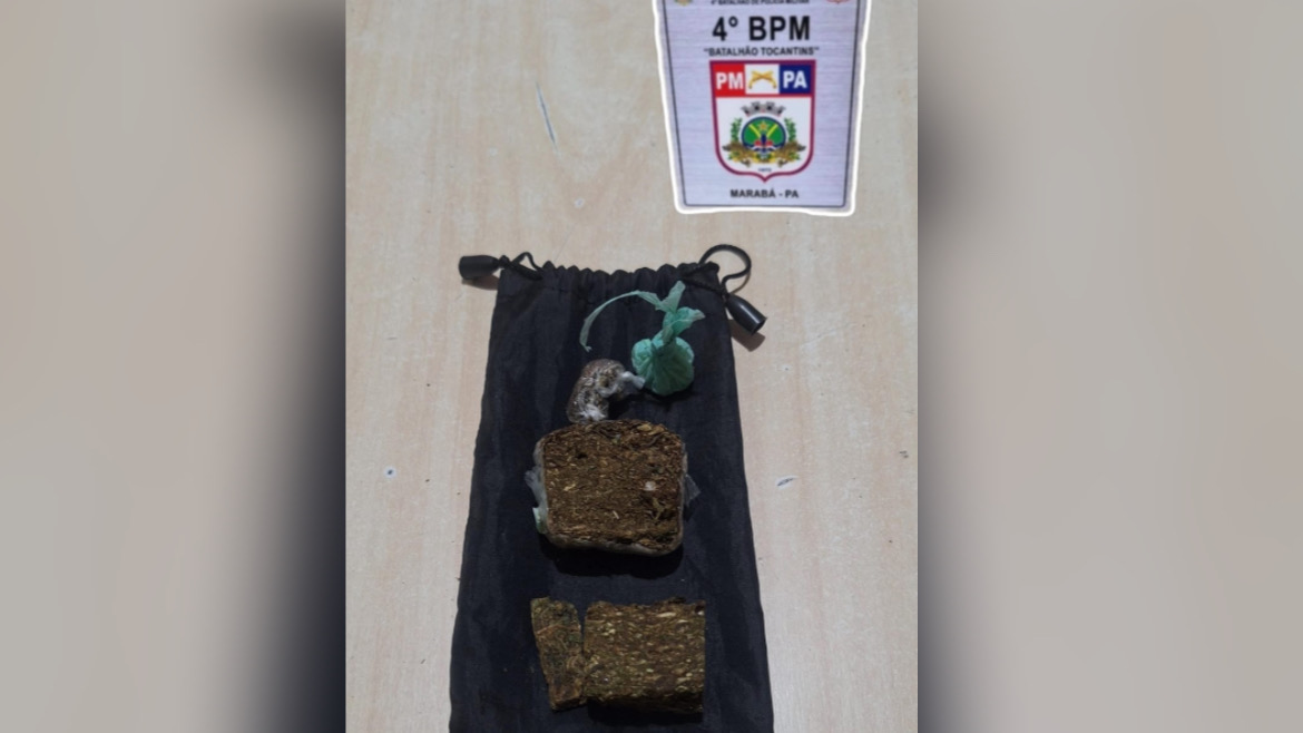 Polícia encontra maconha e cocaína após fuga de suspeitos em Marabá