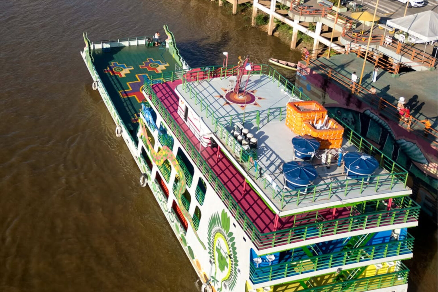 Marabá recebe embarcação artística da Bienal das Amazônias com oficinas e visitação aberta
