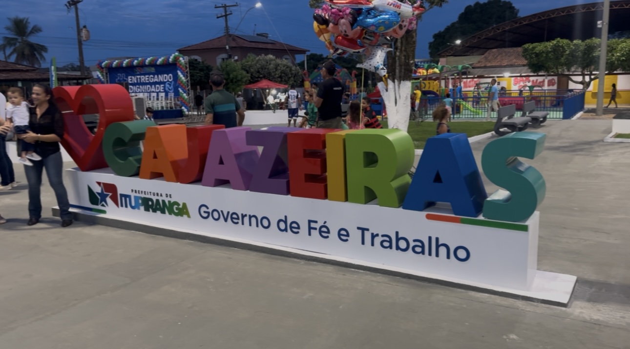 Prefeito Wagno Godoy entrega creche e praça na Vila Cajazeiras, em Itupiranga