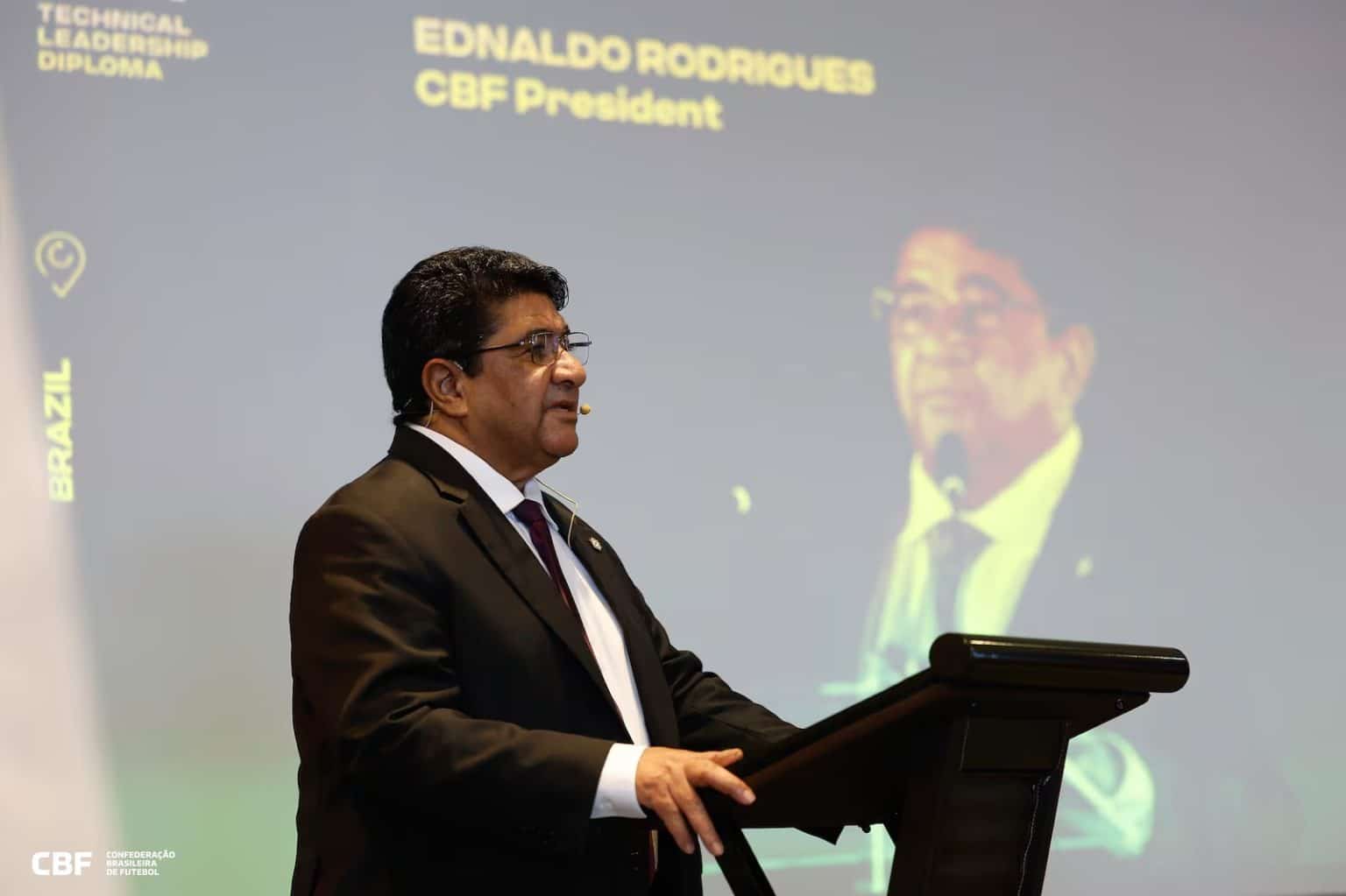 Ednaldo Rodrigues desiste de recurso no STF para voltar ao comando da CBF