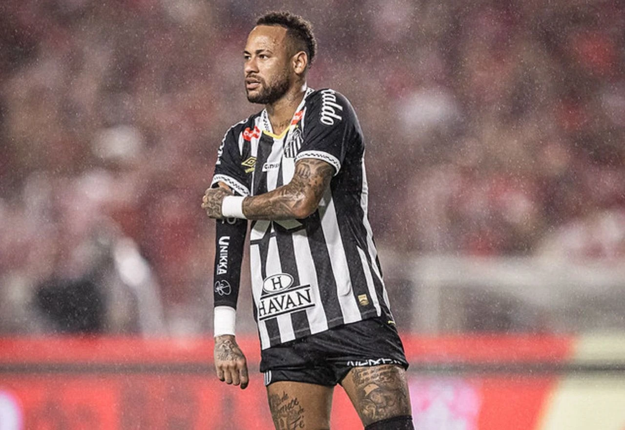 Neymar desabafa após eliminação do Santos: ‘Vontade de sair’