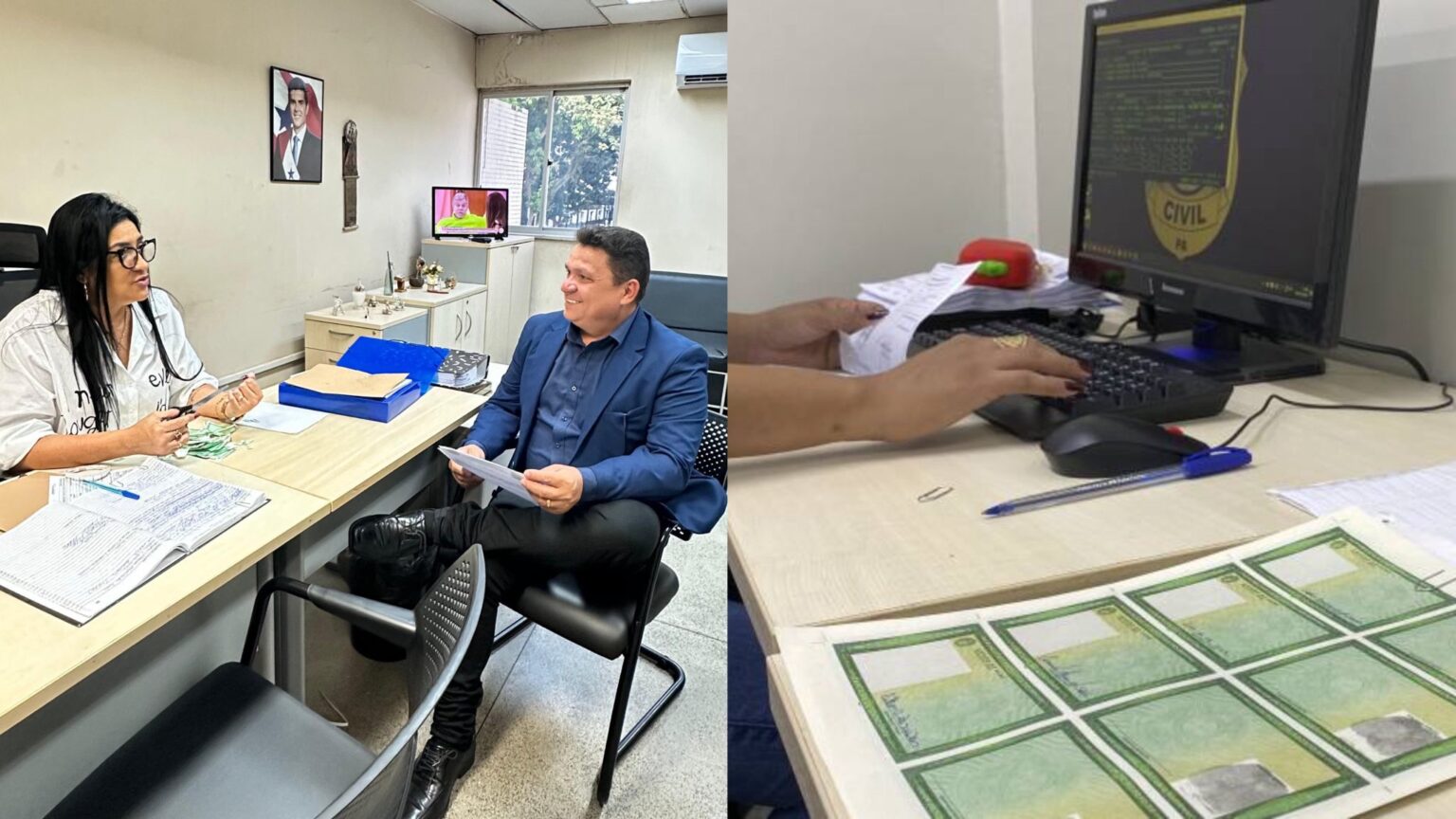 Marcos Andrade busca solução para acabar com filas de emissão de documentos em Marabá