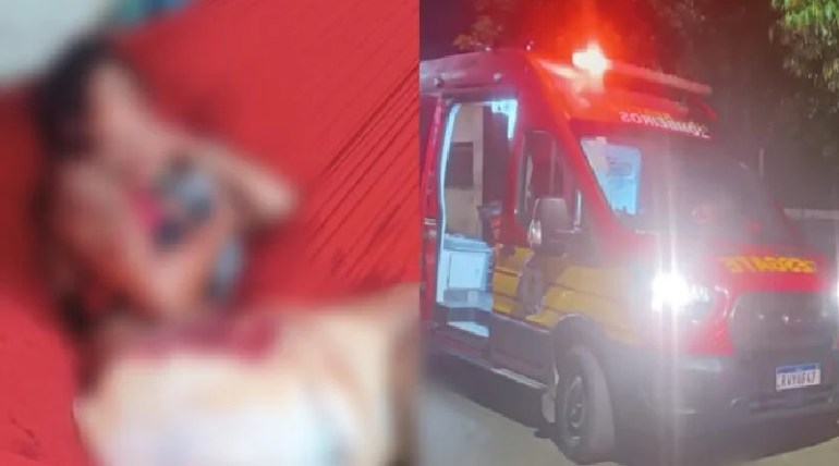 Mulher é esfaqueada dentro de casa com criança no colo em Altamira