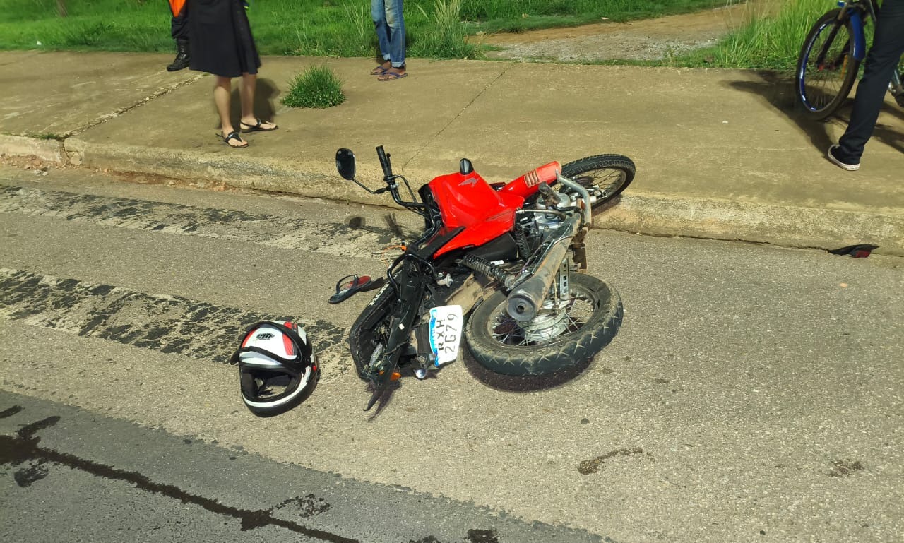 Acidente de trânsito na PA-160 deixa motociclista ferido em Parauapebas