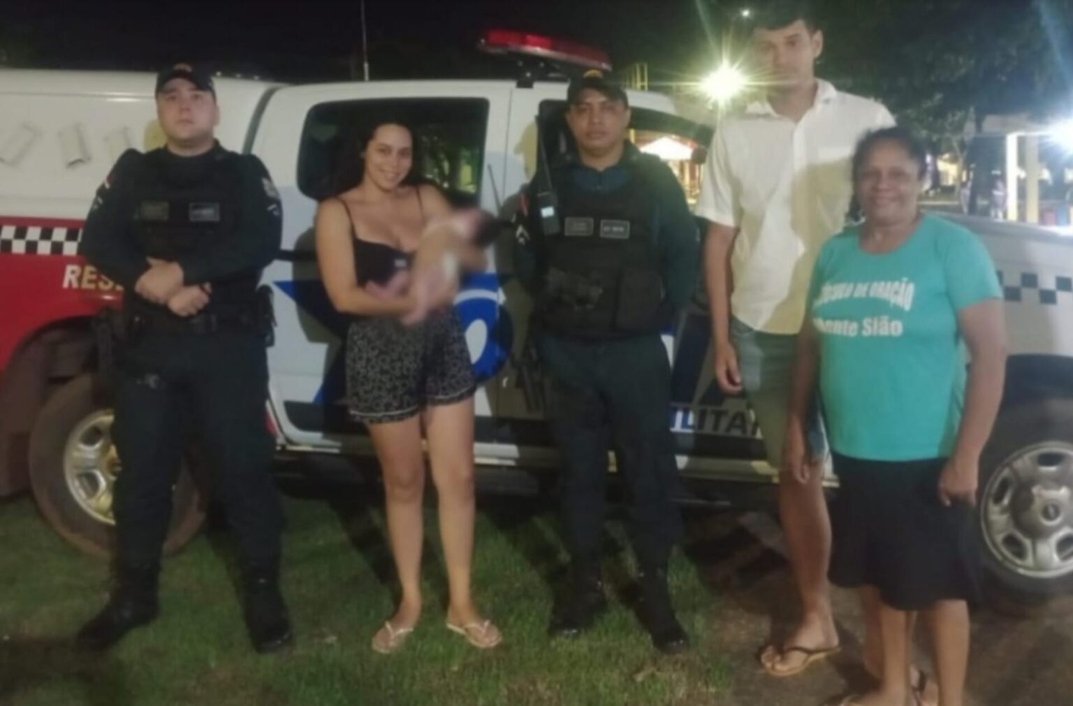 Policiais salvam bebê de 10 dias engasgado com leite materno em Parauapebas