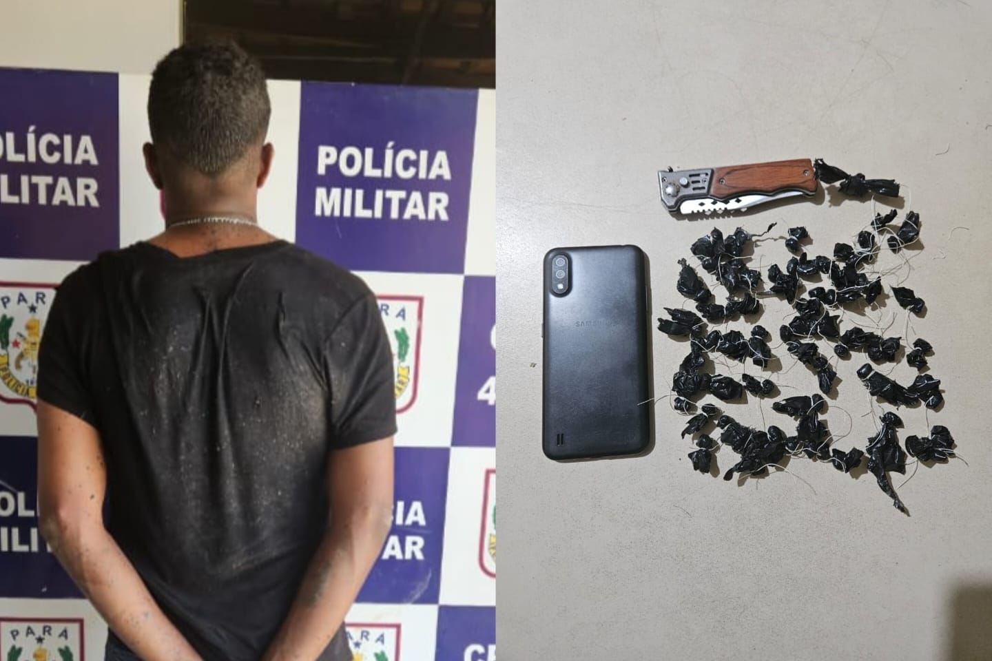 PM prende traficante após denúncia anônima em Marabá