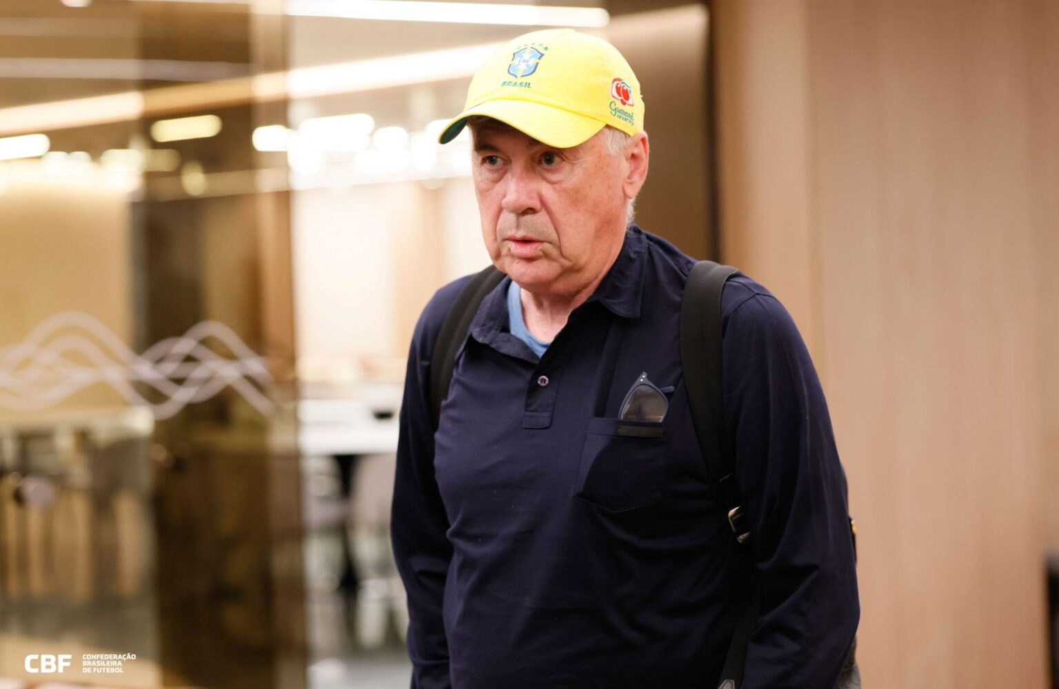 Carlo Ancelotti desembarca no Rio para ser apresentado na Seleção
