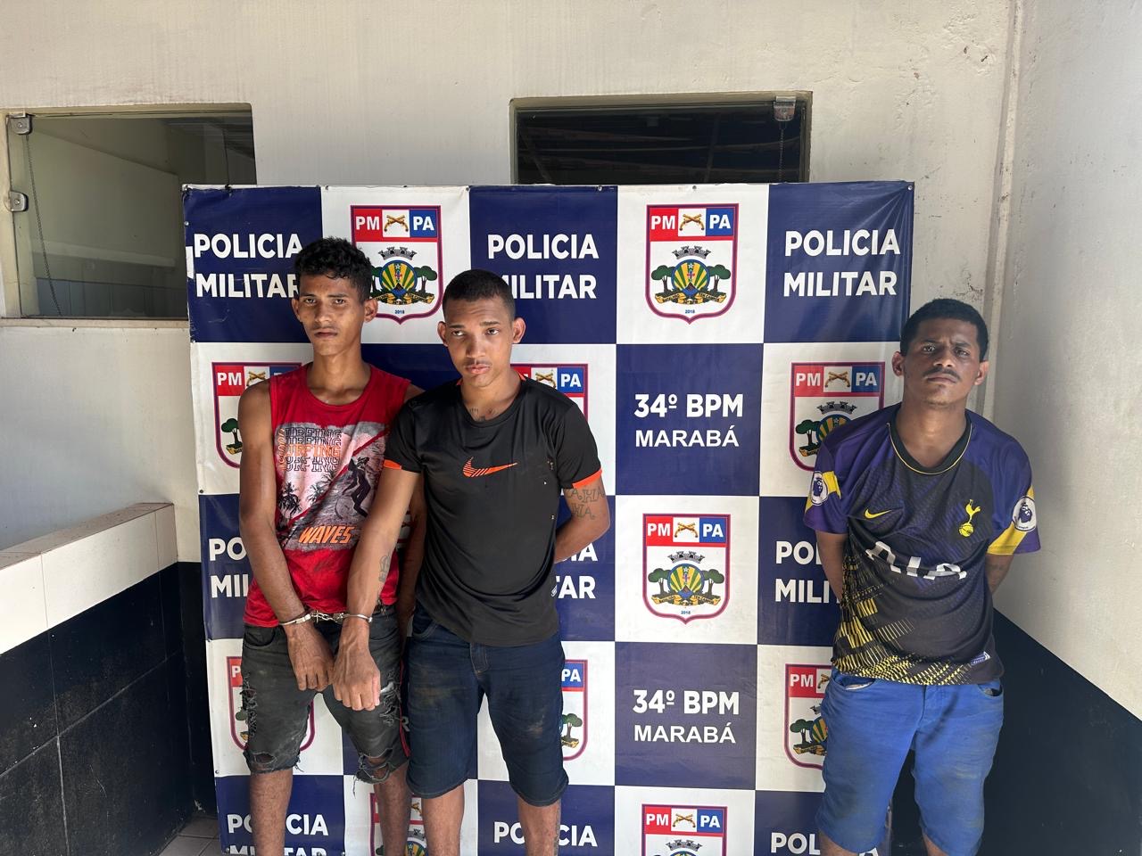 Trio é preso por tráfico de drogas e porte ilegal de armas no Bela Vista