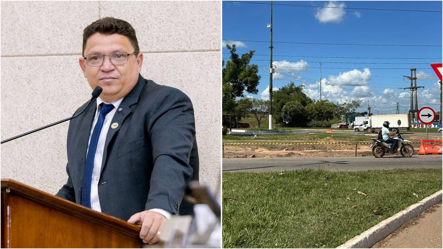 Prefeitura atende pedido de vereador e executa obra para melhorar trânsito no Km 6