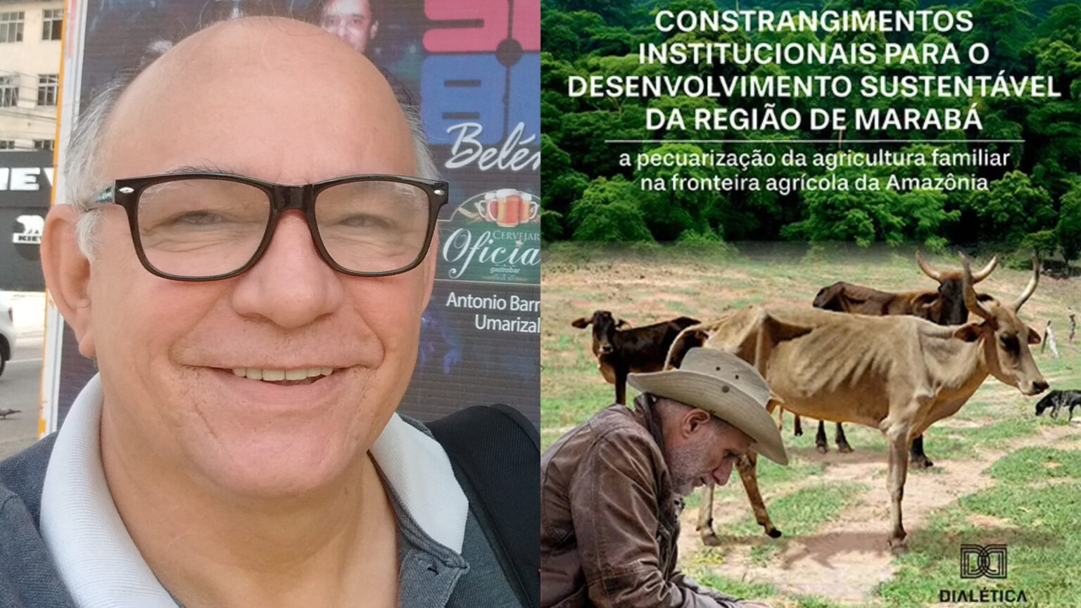 Pesquisador lança livro sobre pecuária na agricultura familiar na região de Marabá