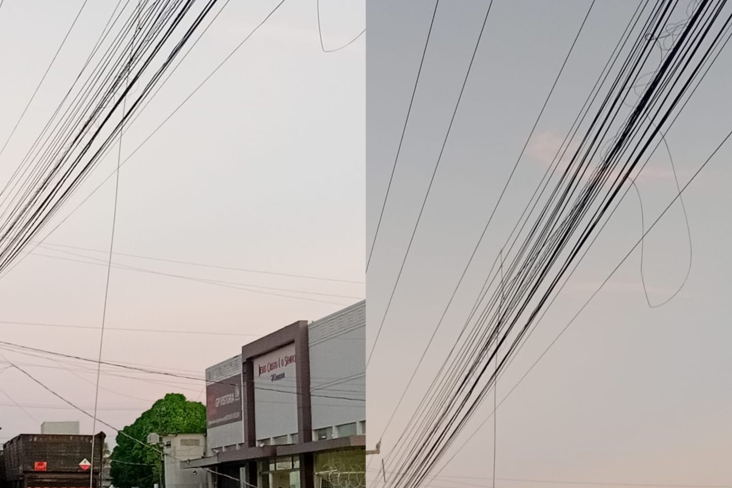 Veículo arranca fios de alta tensão em Marabá