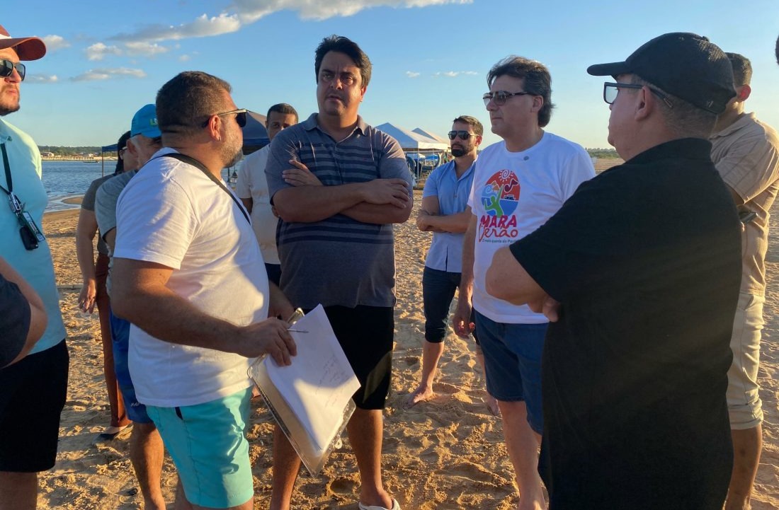 Maraverão: Comitiva Municipal realiza visita técnica à Praia do Tucunaré