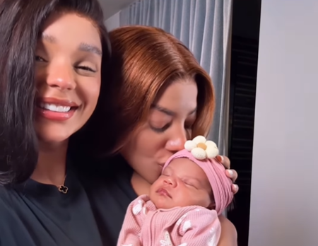 Ludmilla mostra o rosto da filha Zuri pela primeira vez na internet; veja o vídeo