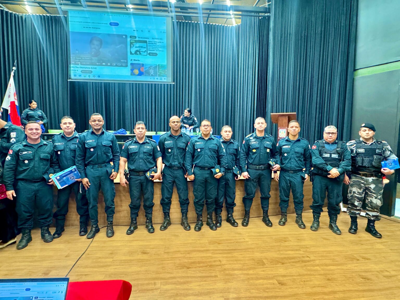 Formatura de sargentos da PM é realizada na Usina da Paz, em Marabá