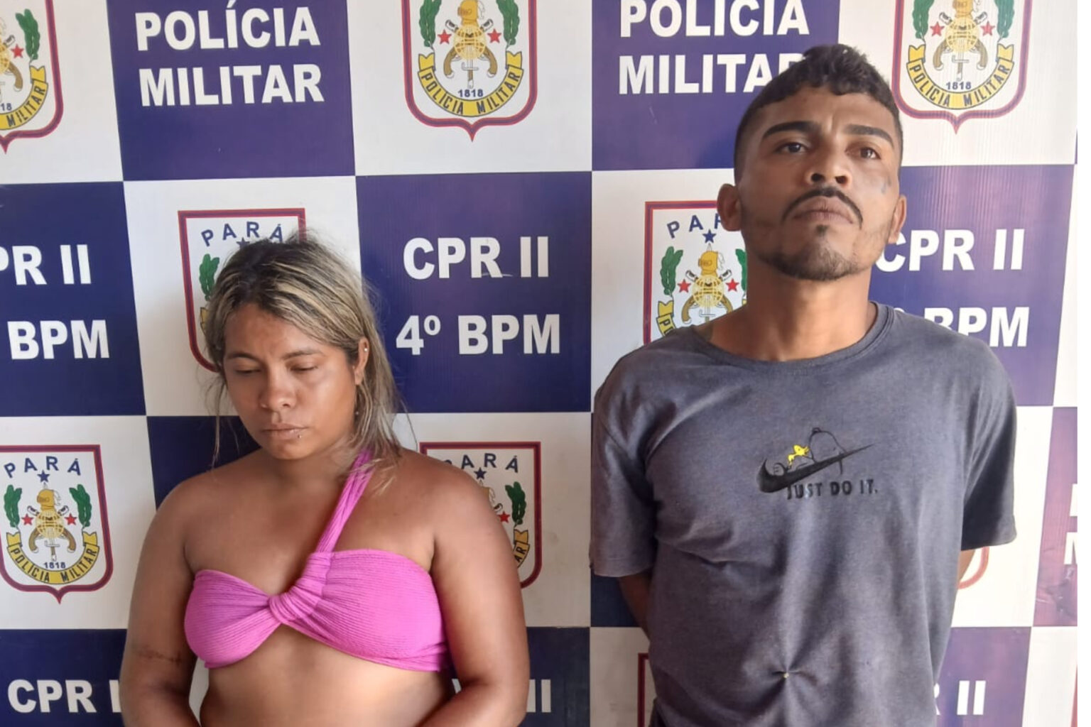 Dupla é presa por tráfico de drogas e posse de explosivo em Marabá