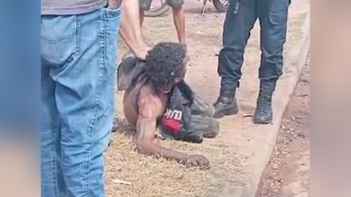 Suspeito de furto é capturado por populares no bairro Araguaia, em Marabá