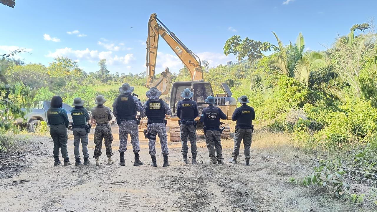 Operação federal combate garimpo ilegal em Parauapebas