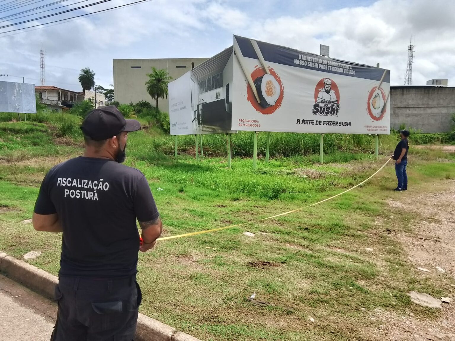 Ação de Fiscalização de Postura removerá outdoors irregulares em Marabá